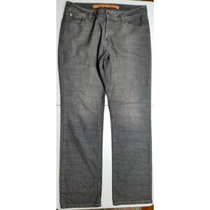 Tornado Yours Forever Black Wash Denim Button Fly Back Patch Jeans Men's Size 38